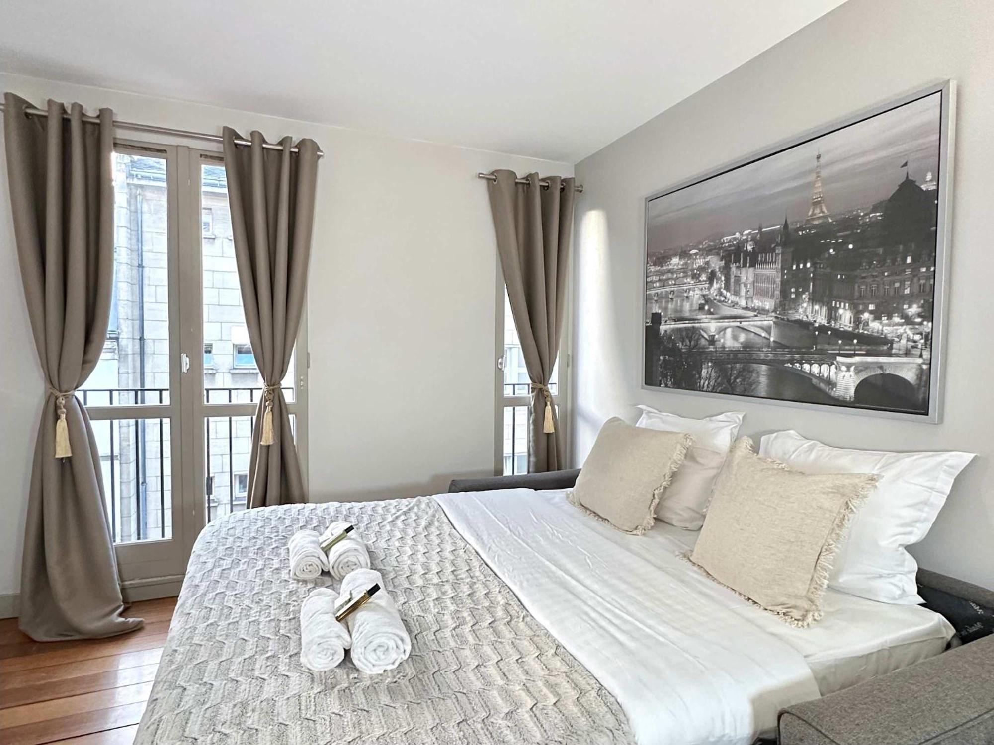 Beautiful Calm Studio In Le Marais Paris Bagian luar foto