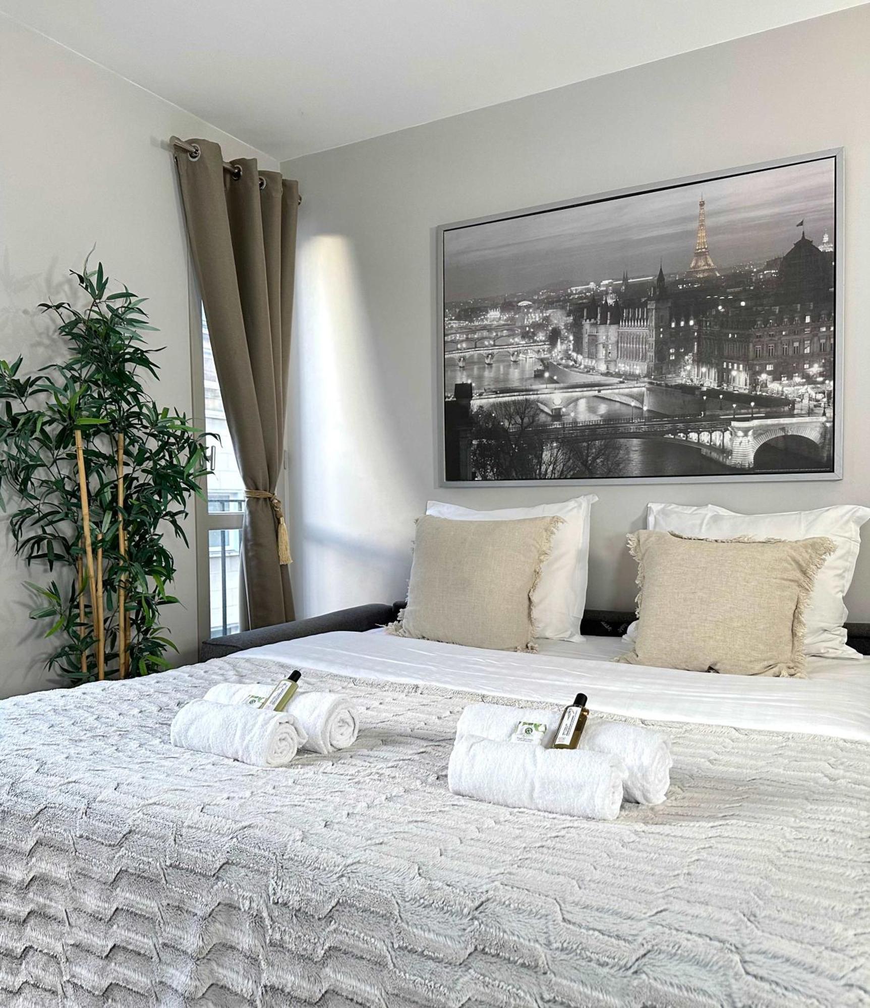 Beautiful Calm Studio In Le Marais Paris Bagian luar foto