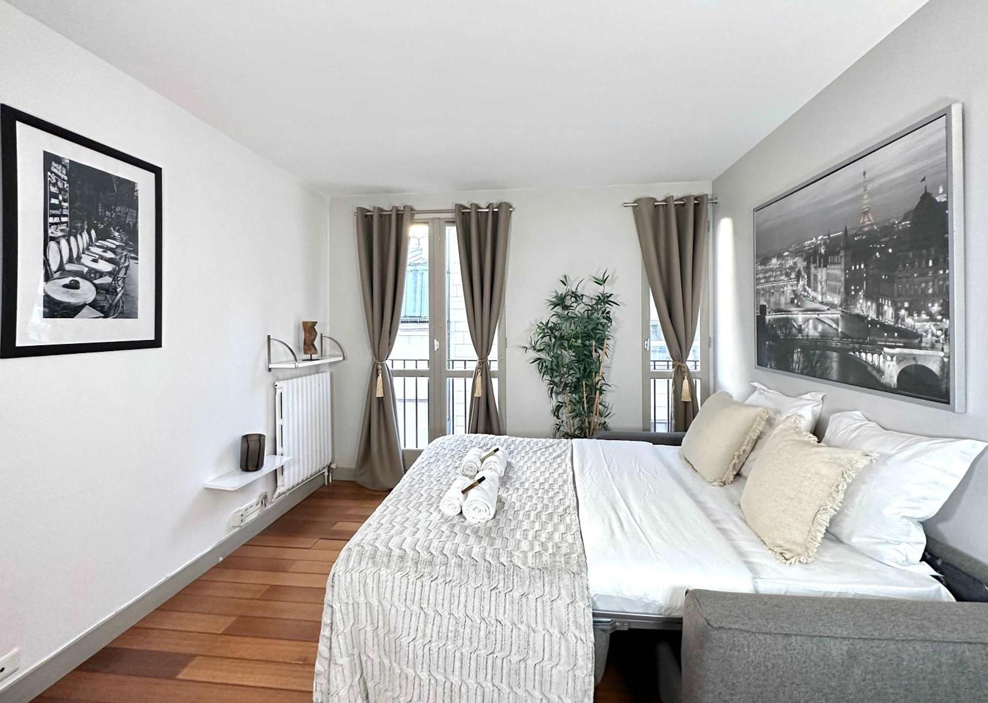 Beautiful Calm Studio In Le Marais Paris Bagian luar foto