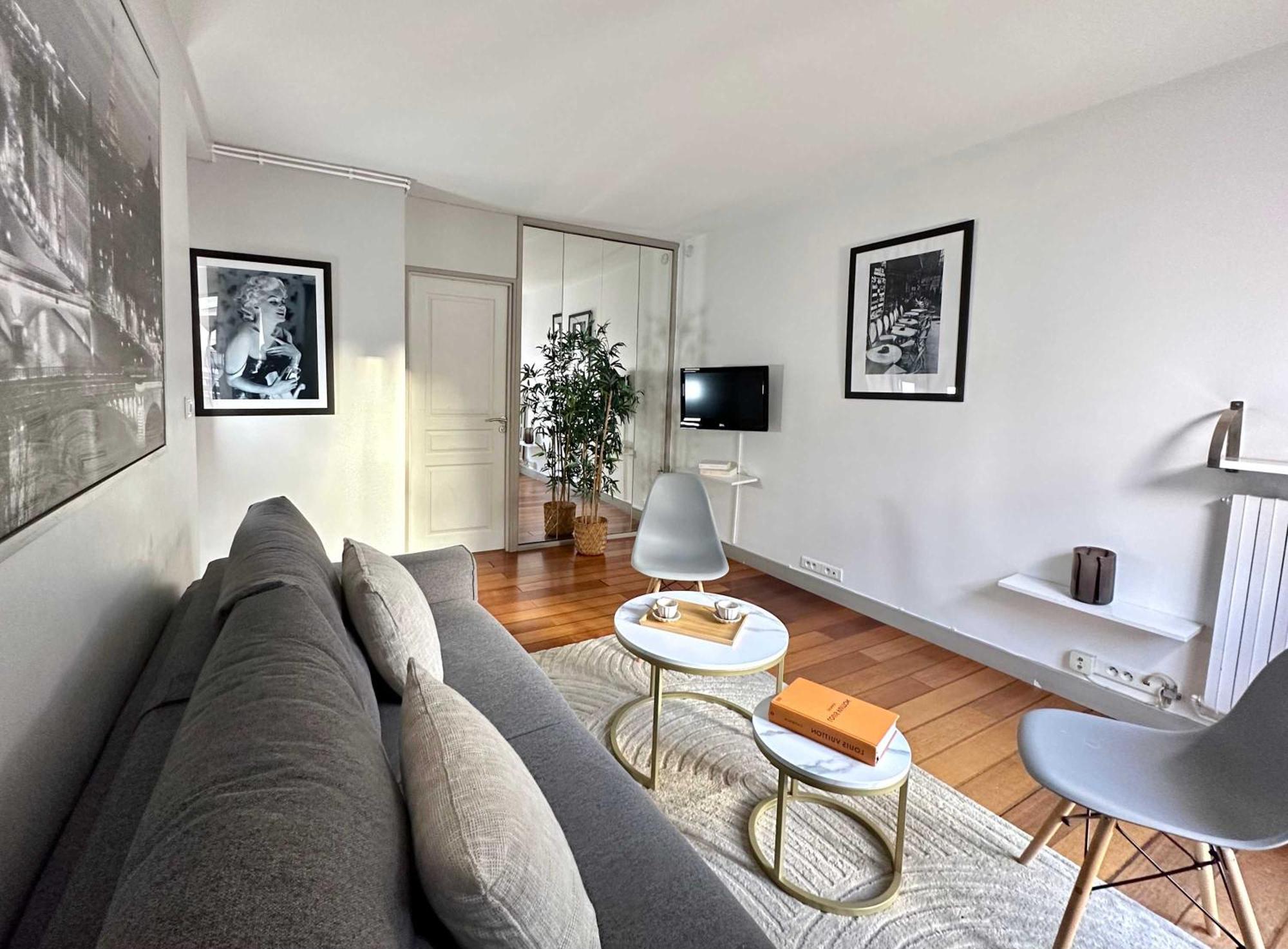 Beautiful Calm Studio In Le Marais Paris Bagian luar foto